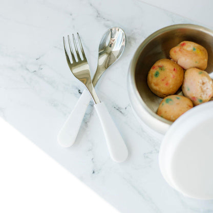 Stainless Steel Training Single Fork - Baby Led Weaning Forks - BLW 6 months