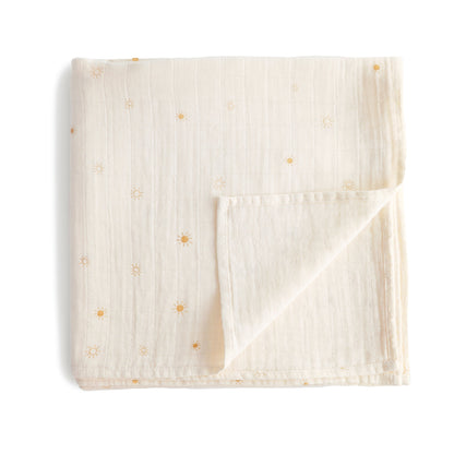Organic Cotton Muslin Swaddle Blanket