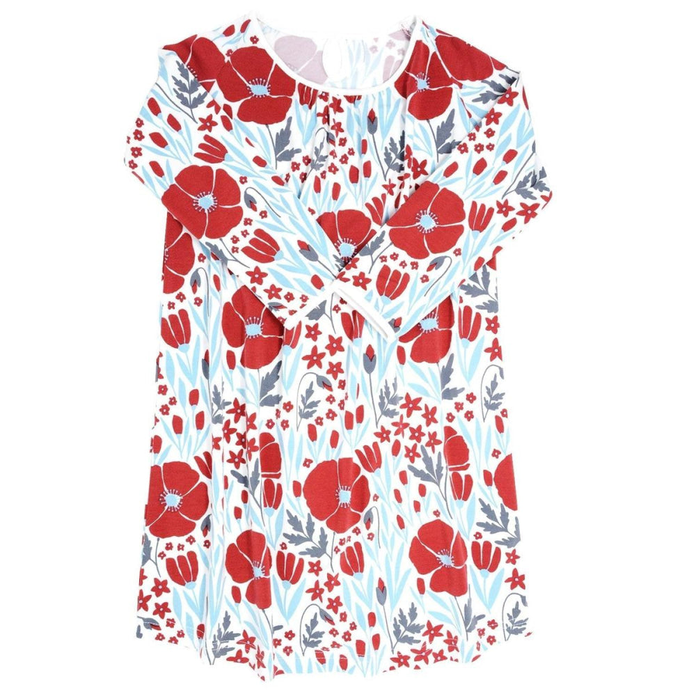 Sweetheart Dress - Red Poppy