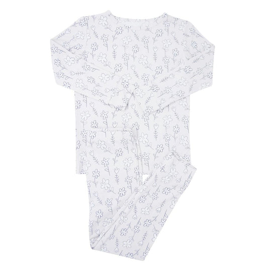 Big Kid Pajama - Grey Doodle