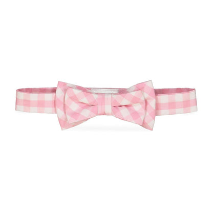 Classic Bow Tie - Pink Gingham
