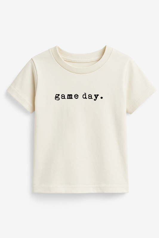 6t Toddler Game Day Graphic Tee in Organic Cotton