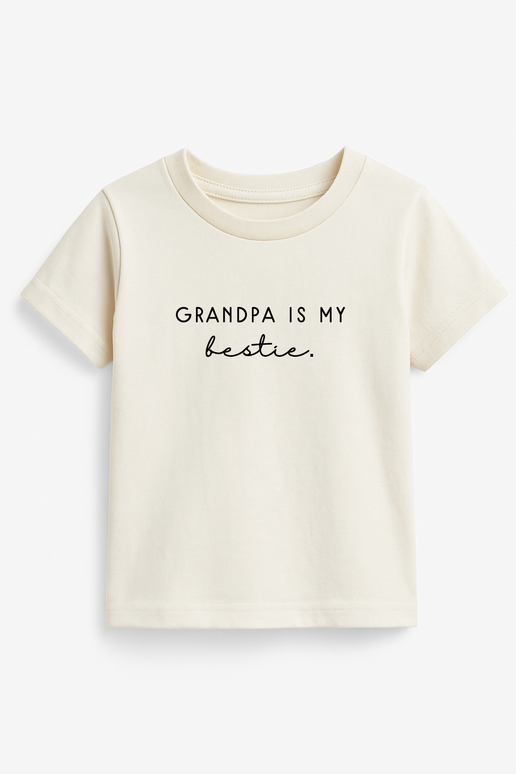 Grandpa is My Bestie - Organic Cotton Kids Graphic Tee