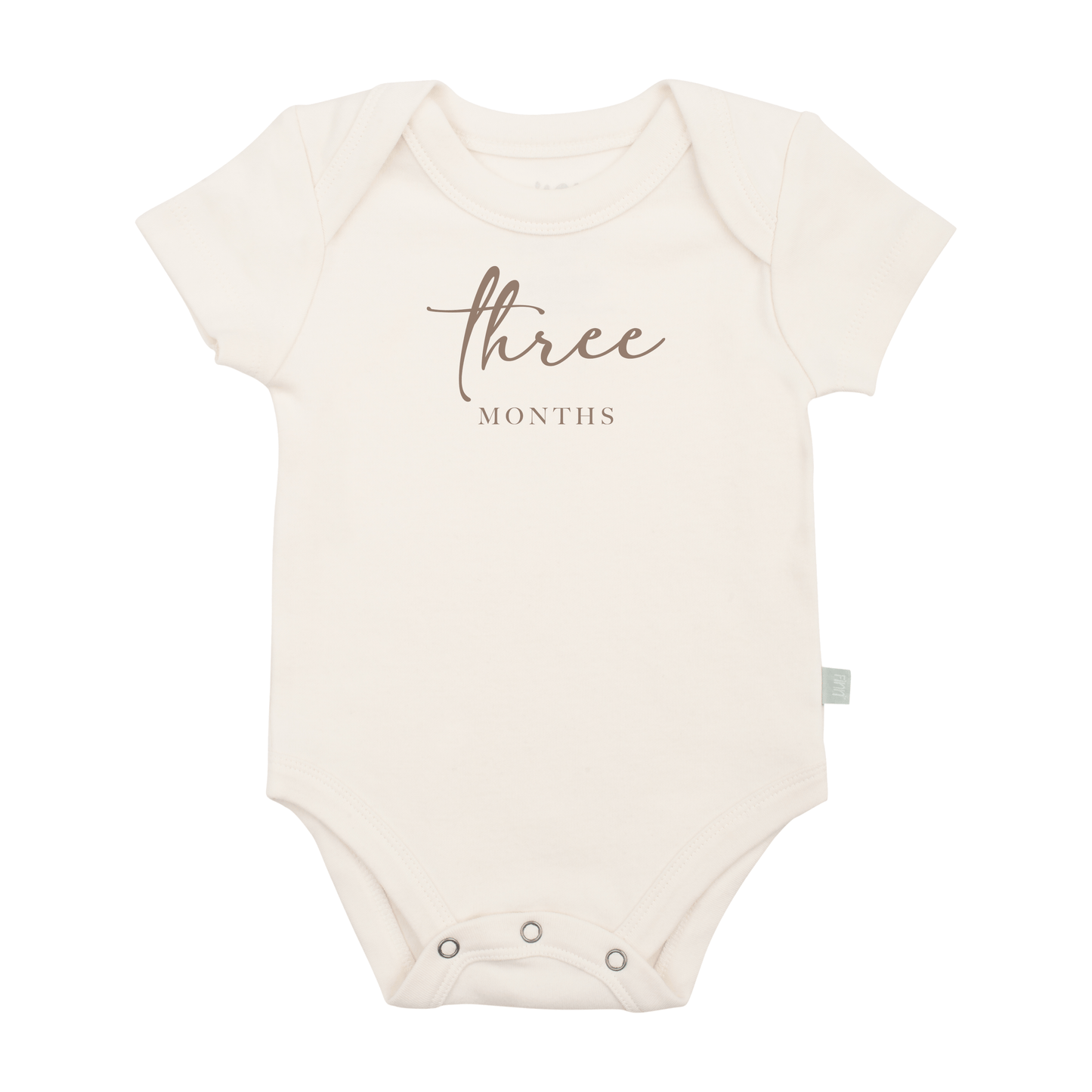 graphic bodysuit | three months milestone taupe