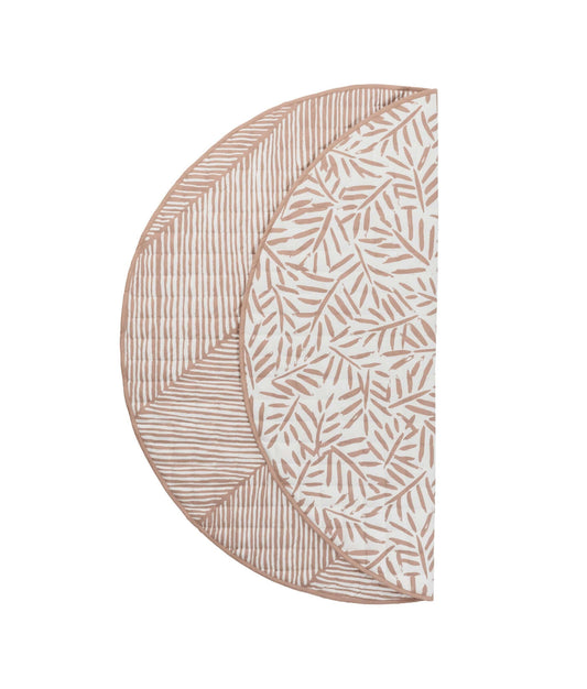 Snuggle Mat | Leaves - Sea Shell