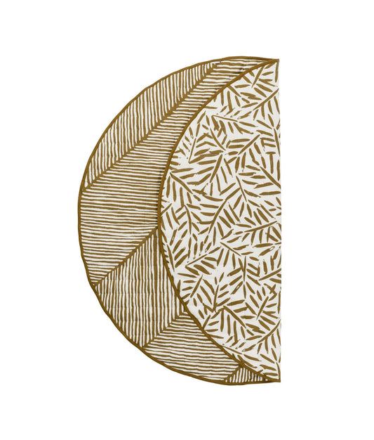 Snuggle Mat | Leaves - Sand Castle