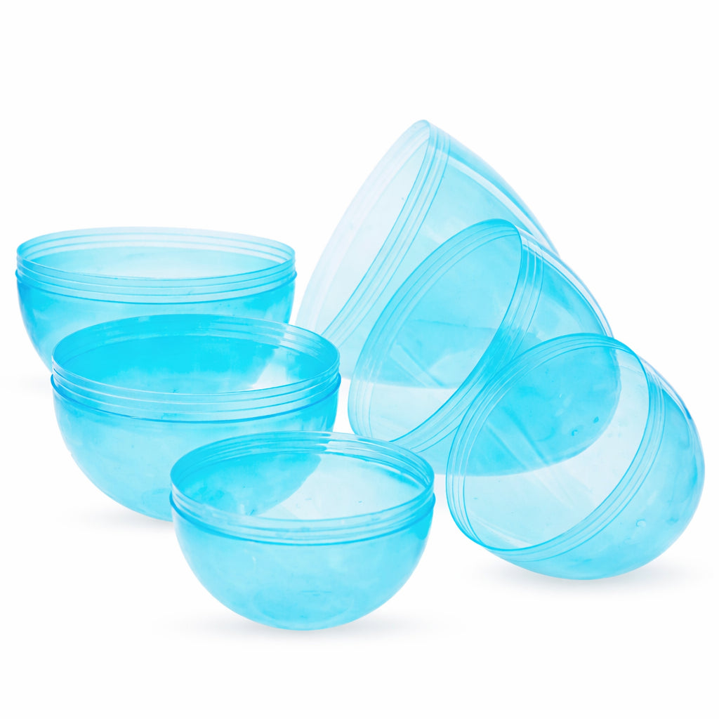 Set of 3 Jumbo Large Size Giant Fillable Plastic Easter Eggs, All 10 Inches