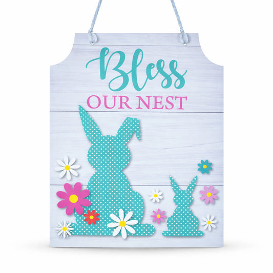 Bless Our Nest Spring Decorative Wall Sign