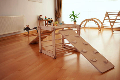 Montessori Climbing Triangle Cube with Reversible Ramp