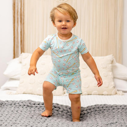 Summer PJ - Little Slugger Aqua