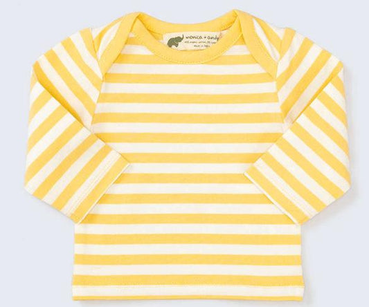 Welcome Home Top - Yellow Classic Stripe