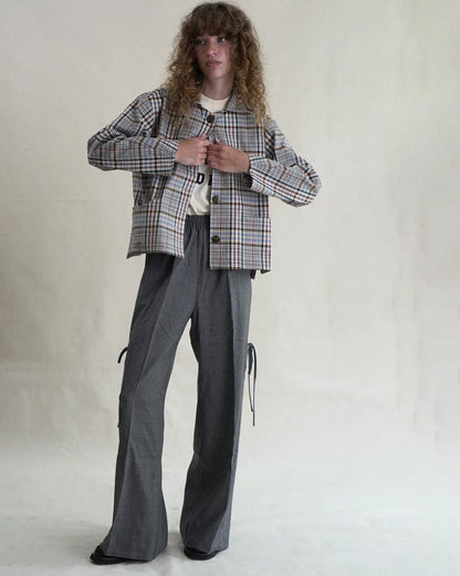Wool Cargo Sunday Pant - Grey