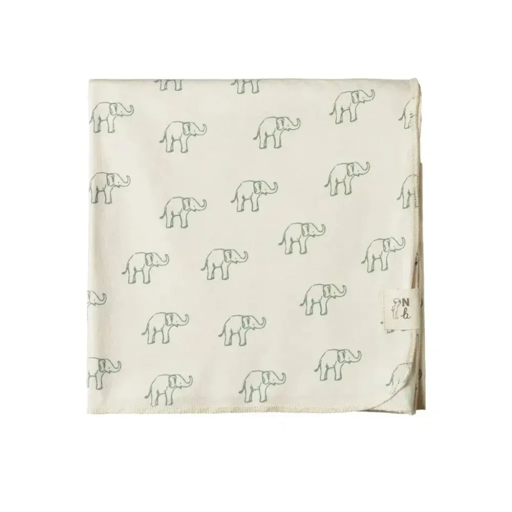 Wrap - Elephant Print – Gentle Nursery Shop