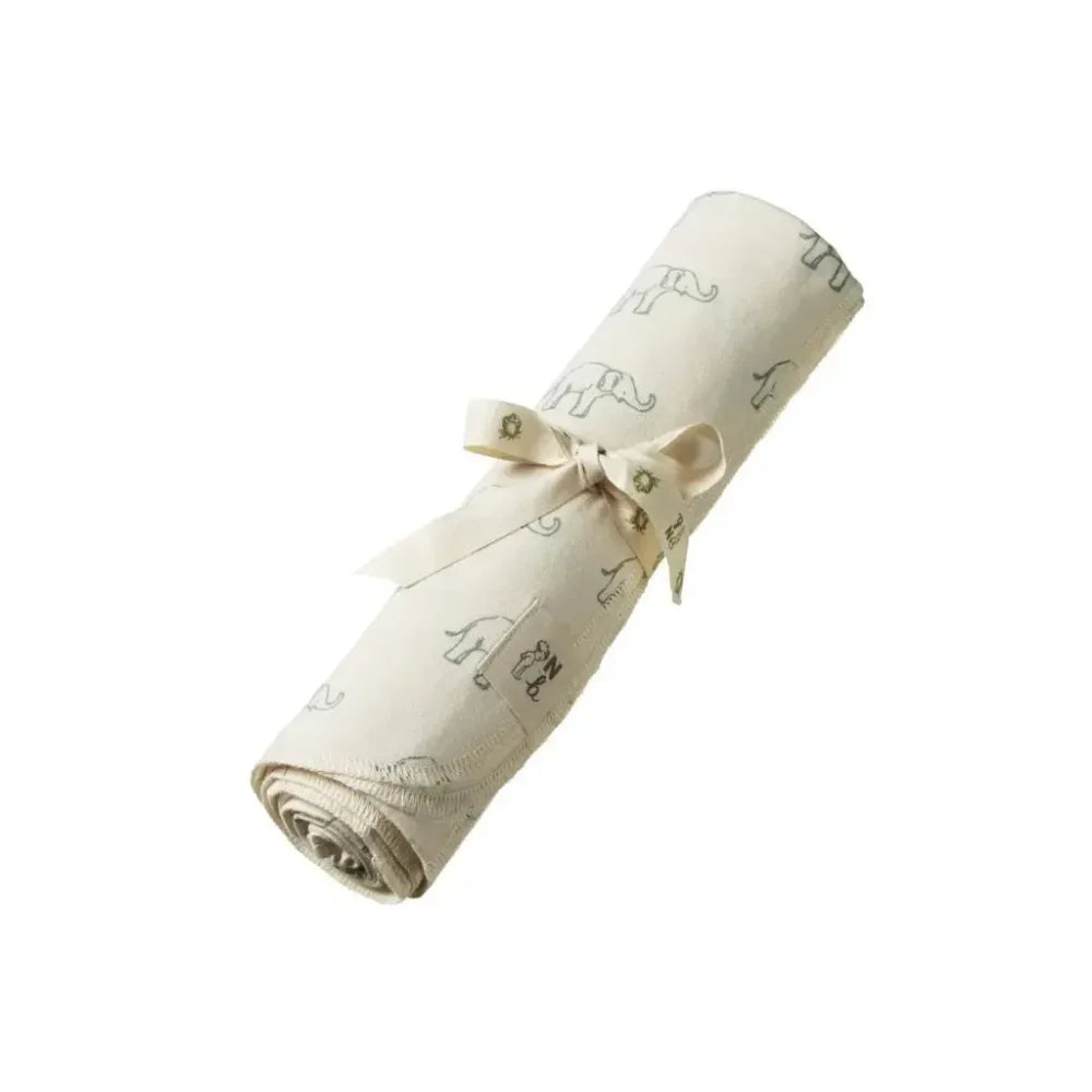 Wrap - Elephant Print – Gentle Nursery Shop