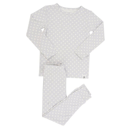 Big Kid Pajama - Stars Grey