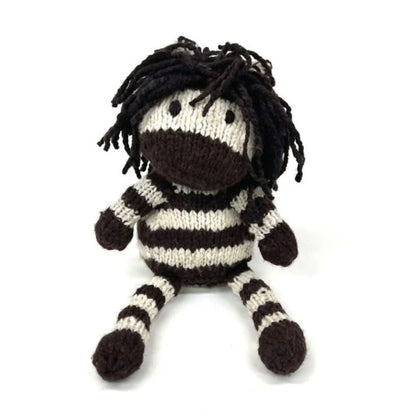 Wool Knit Buddy  | Zachary the Zebra
