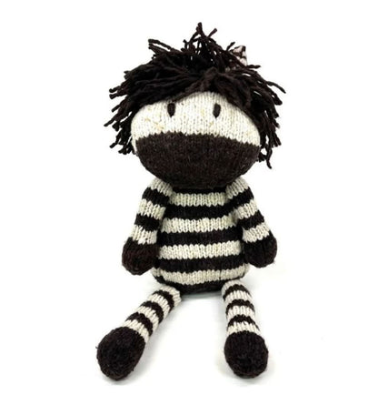 Wool Knit Buddy  | Zachary the Zebra