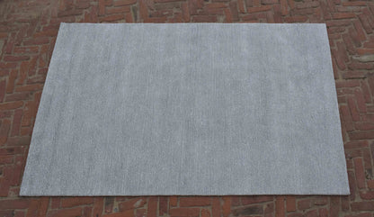 Organic Signature Solid Strie Cotton Rug