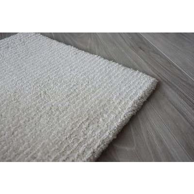 Organic Seersucker Wool+Cotton Shag Rug
